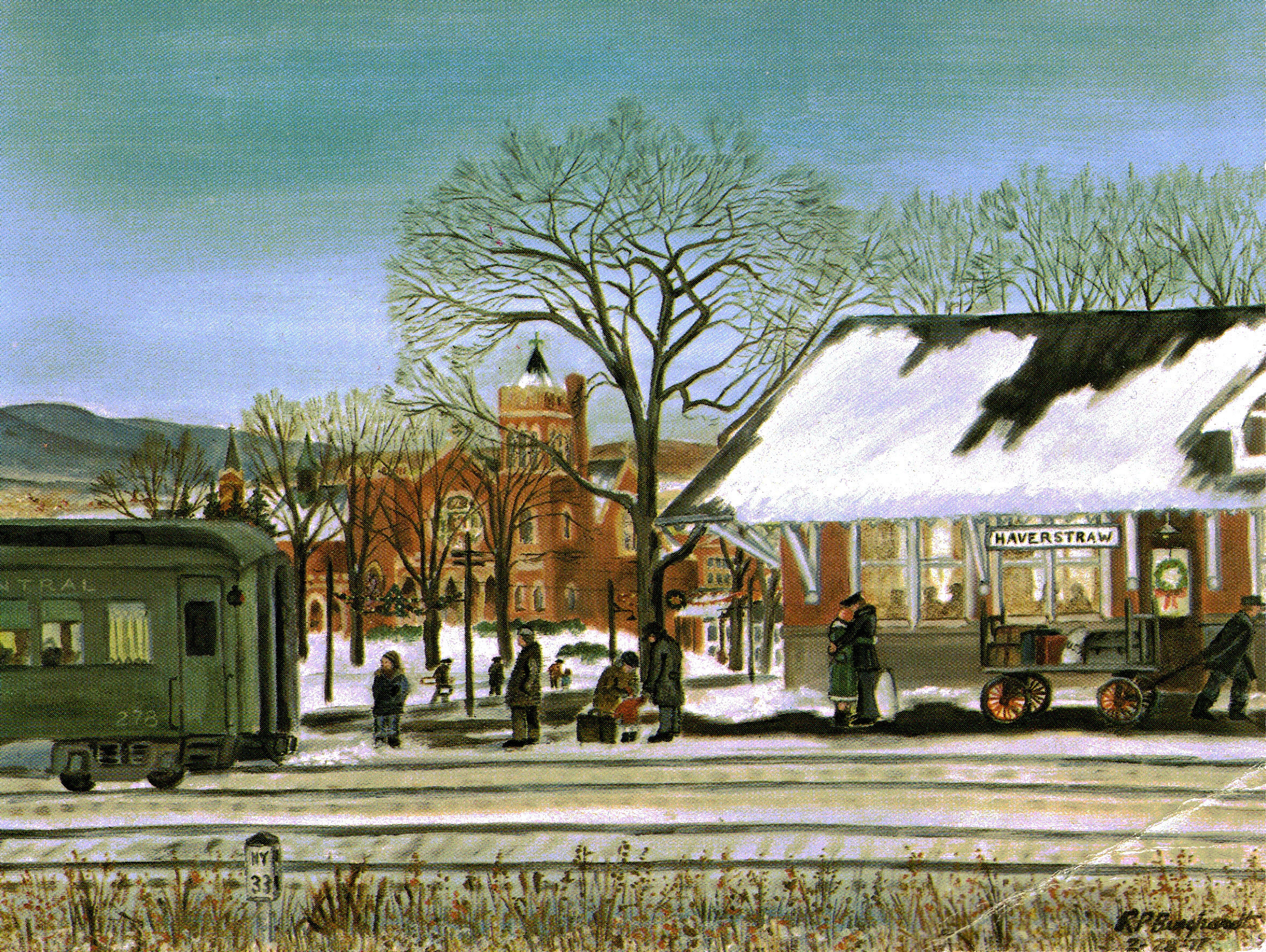 Brickyard along the Hudson River